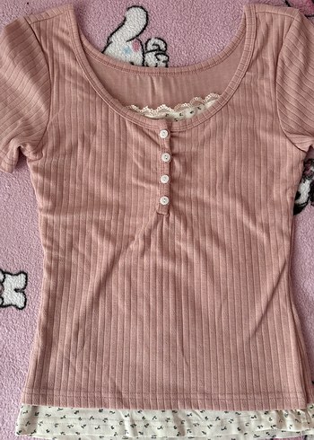 coquette lolita dollette üst bluz - Görsel 15