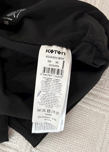 Siyah Mini Spor Şort - Görsel 13