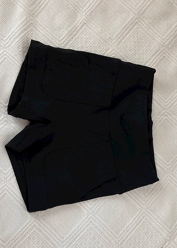 Siyah Mini Spor Şort - Görsel 14