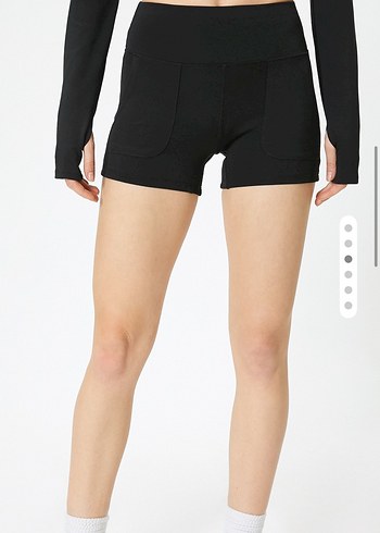 Siyah Mini Spor Şort - Görsel 3