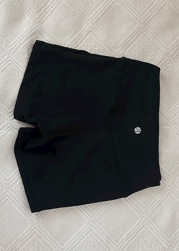 Siyah Mini Fit spor şort Tayt - Görsel 13