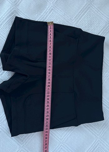 Siyah Mini Fit spor şort Tayt - Görsel 19