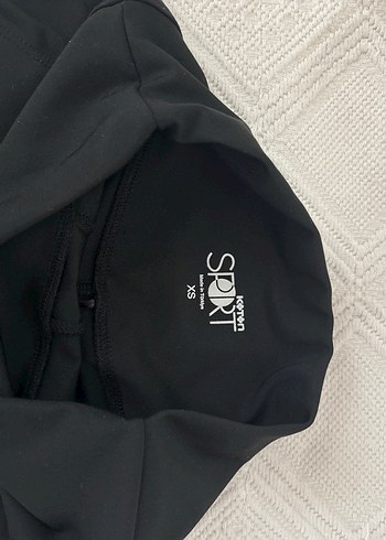 Siyah Mini Fit spor şort Tayt - Görsel 16