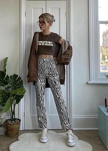 Zebra jean