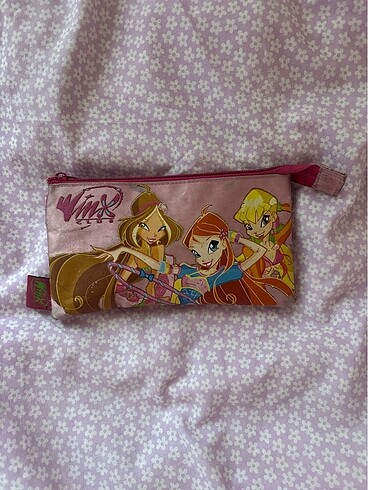 Beden Yaygan winx flora Stella bloom kalemlik kalem kutusu pembe