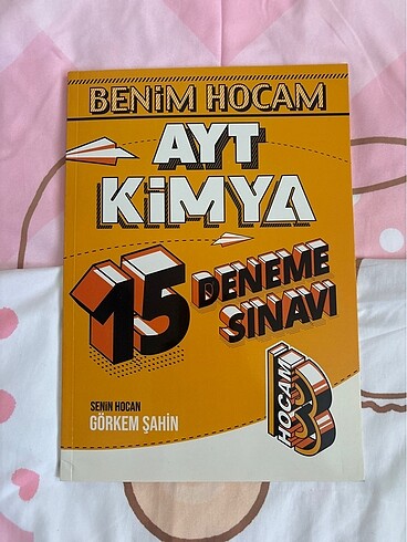 Ayt kimya on deneme sınavı benim hocam