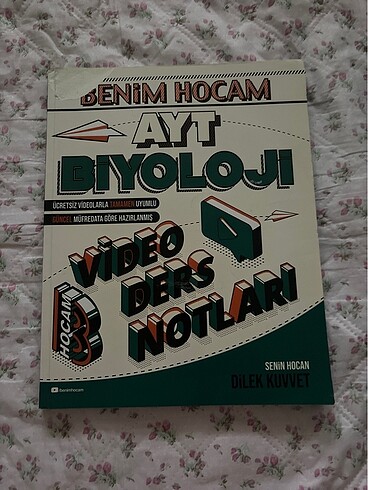 AYT biyoloji benim hocam video ders defteri