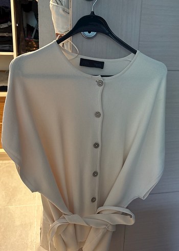 Zara Beli Baglamali Bluz