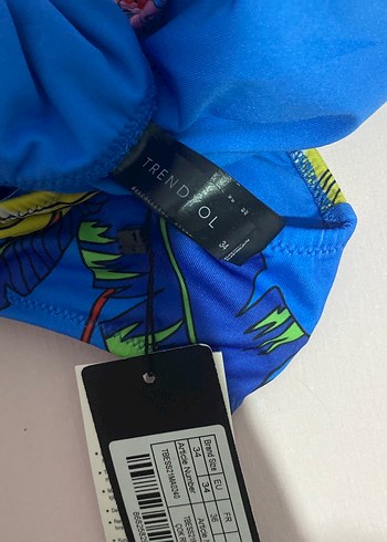 Renkli Bohem Desenli Mini Mayo - Görsel 3