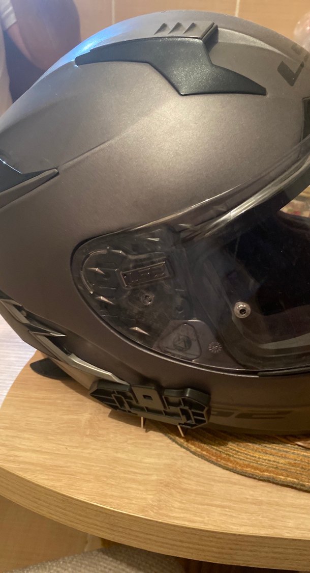 Gri LS2 Biker Kask - Görsel 2