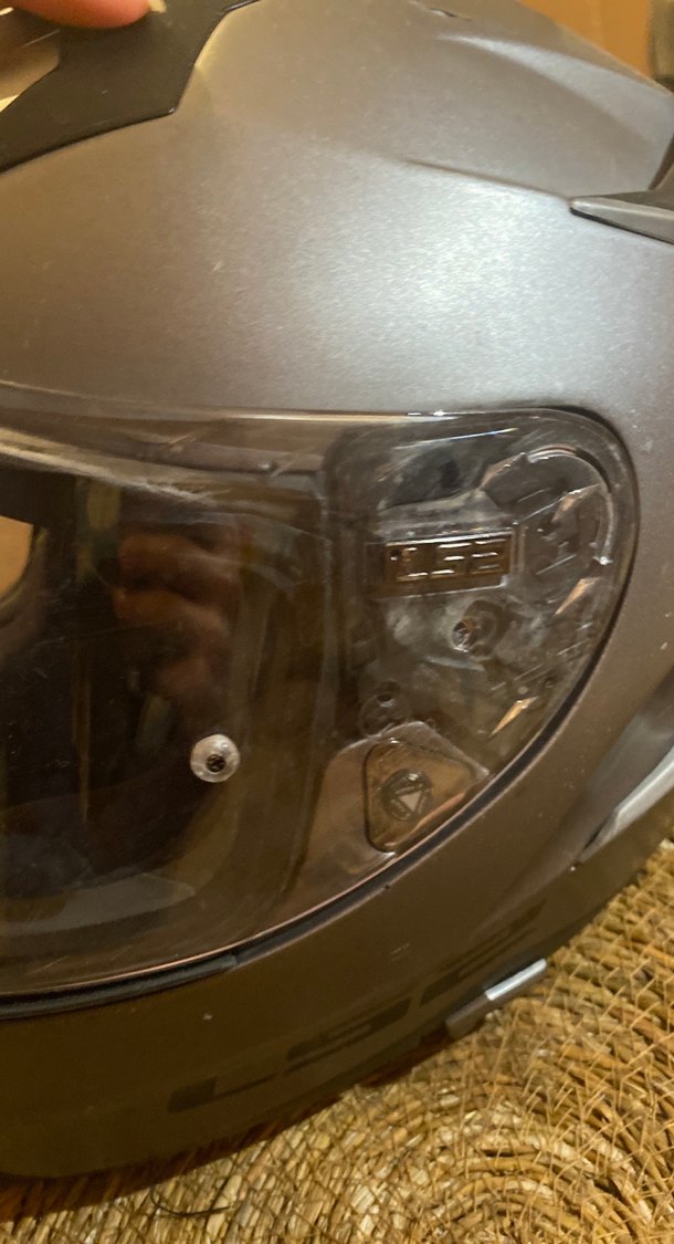 Gri LS2 Biker Kask - Görsel 5