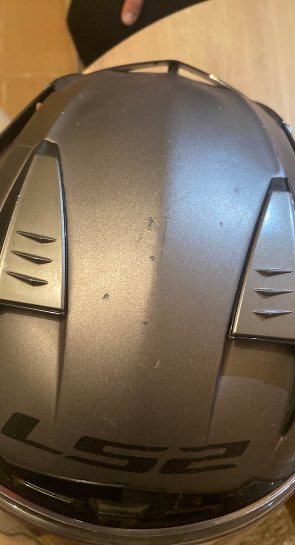 Gri LS2 Biker Kask - Görsel 3