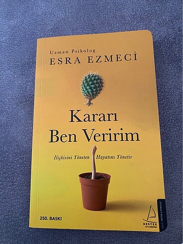 Esra ezmeci kararı ben veririm
