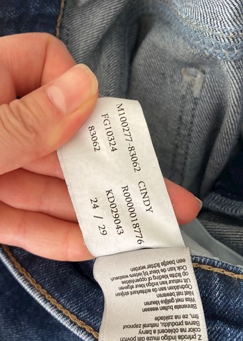 diğer Beden mavi Renk Kadın Mavi Normal Boy Denim Jean