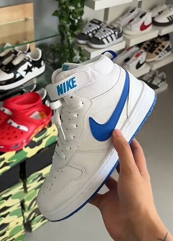 Nike court vison borough spor ayakkabı bay bayan çocuk sıfır eti