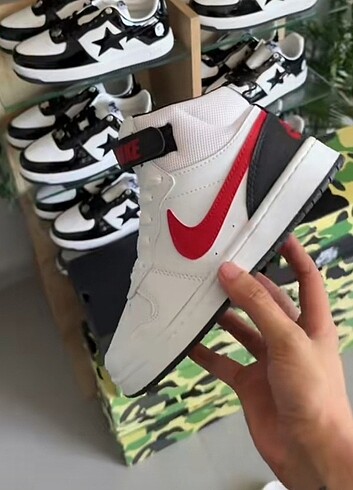 Nike court vison borough spor ayakkabı bay bayan çocuk sıfır eti