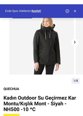 Decathlon kadın mont - Görsel 4