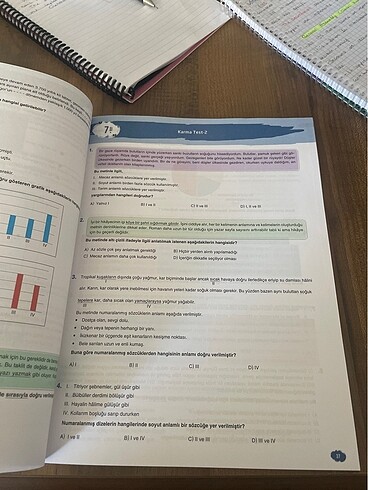  Beden 7. sınıf türkçe test kitabı