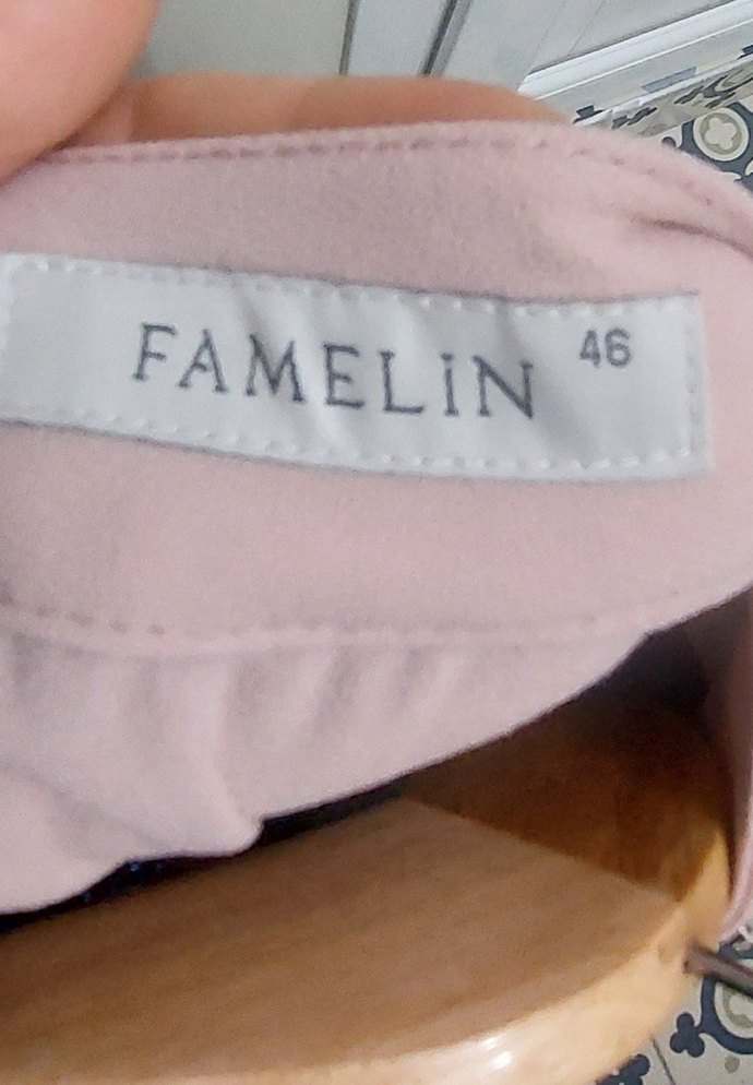 Mavi Nakışlı Uzun Kollu Uzun Elbise - Görsel 3