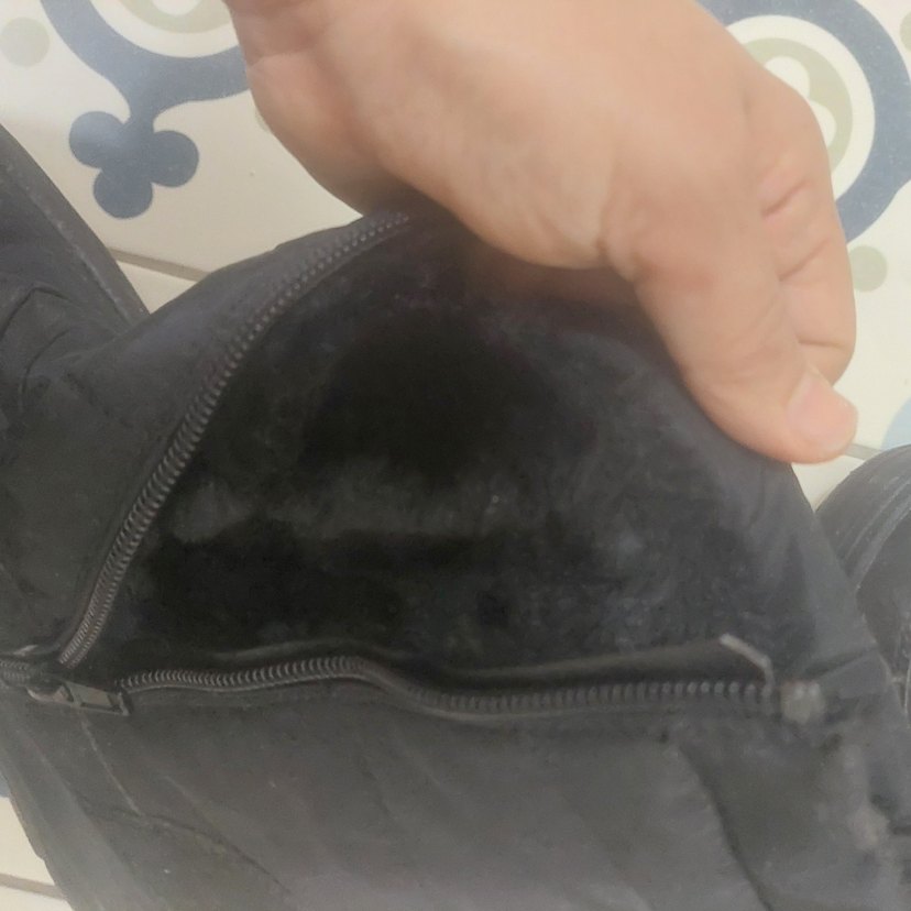 Kadın Siyah Platform Topuklu Gotik Kauçuk Bot - Görsel 3