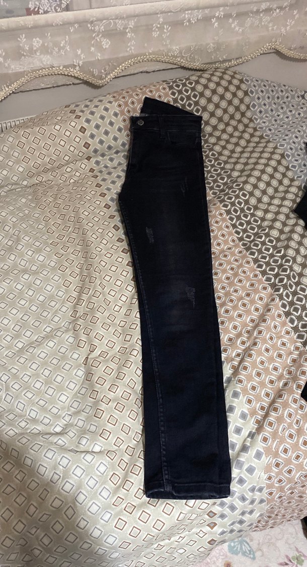 Kadın Gri Regular Fit Kot Pantolon - Görsel 2