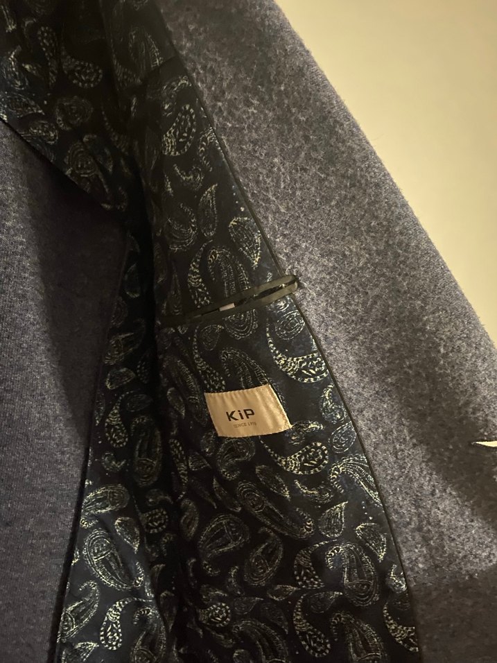 Düğmeli Gri Erkek Ceket, Normal Boy - Görsel 3