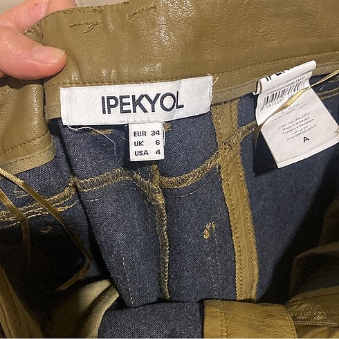 İPEKYOL DERİ PANTOLON