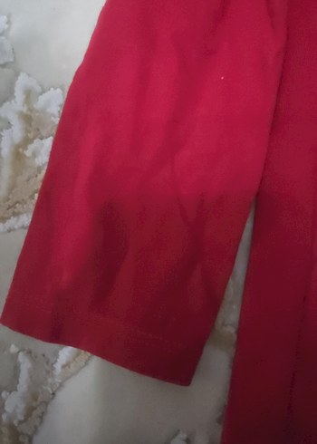 Kız Çocuk Kırmızı Uzun Kollu Baskılı Tişört - Görsel 5