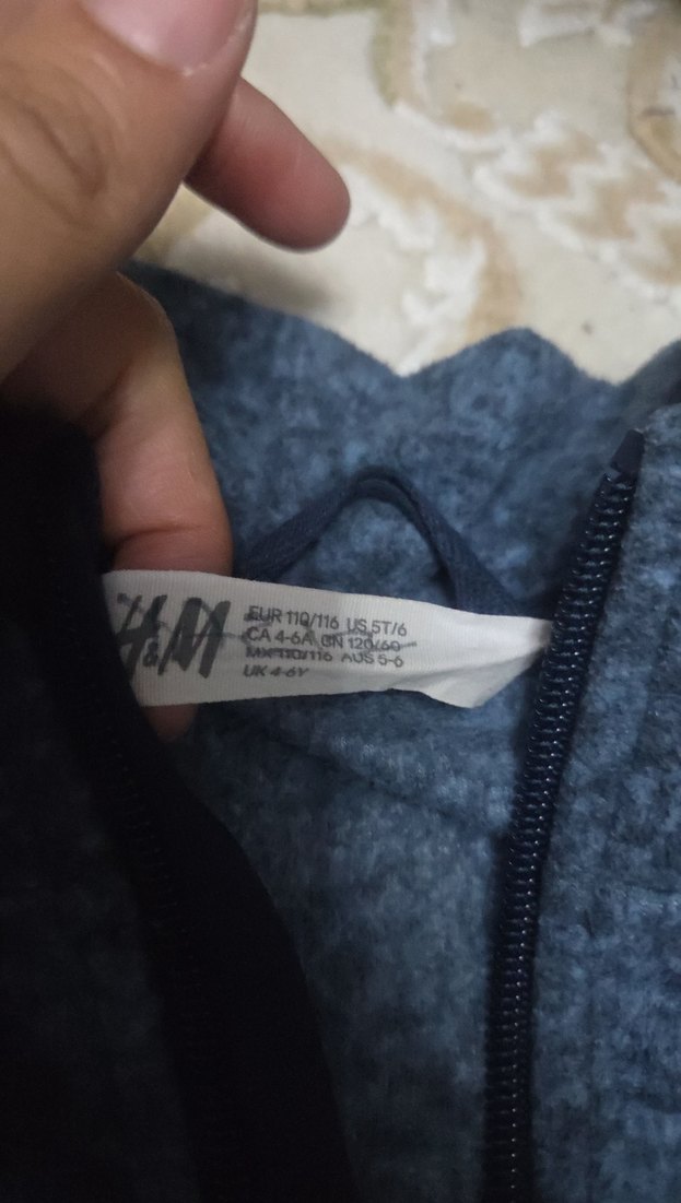 Gri Erkek cocuk Fermuarlı Yüksek Yakalı Polar - Görsel 2