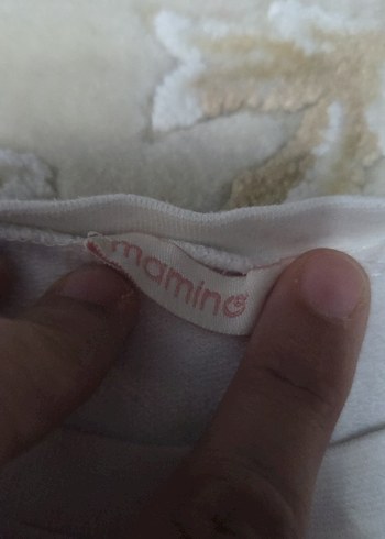 Kız Çocuk Payetli Beyaz Sweatshirt - Görsel 3