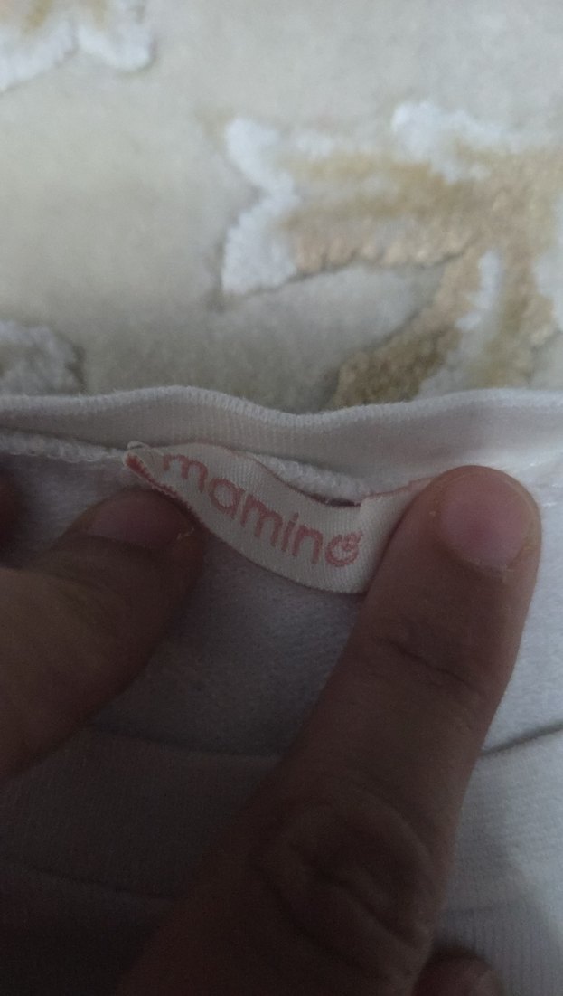 Kız Çocuk Payetli Beyaz Sweatshirt - Görsel 3