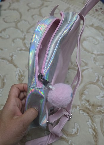 Çok Renkli Parlak Unicorn Sırt Çantası - Görsel 2