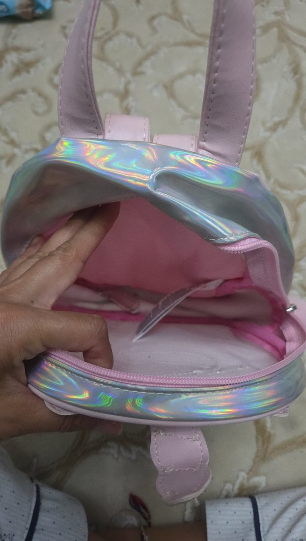 Çok Renkli Parlak Unicorn Sırt Çantası - Görsel 4