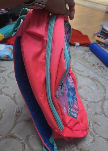 Pembe Çocuk Okul Çantası Flamingo Desenli - Görsel 4