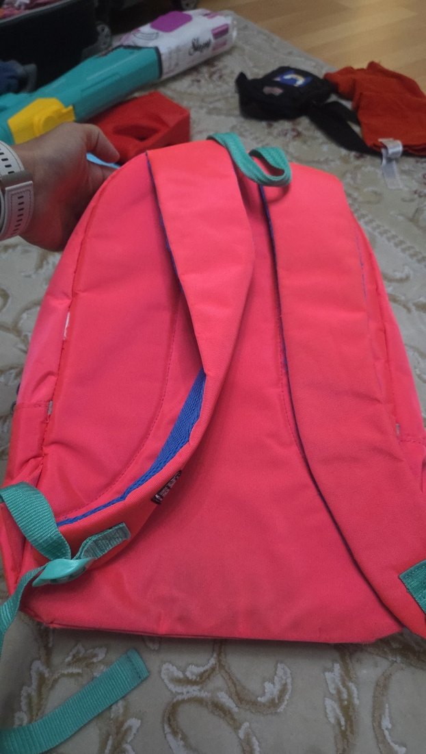 Pembe Çocuk Okul Çantası Flamingo Desenli - Görsel 2