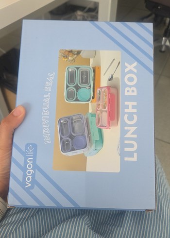 Pembe Bölmeli Yemek Saklama Kabı - Görsel 5