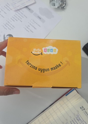 Mutlu Kids 3 Katlı Tek Kullanımlık Çocuk Maskesi - Görsel 5