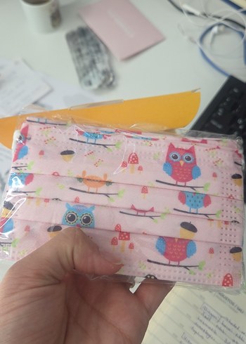 Mutlu Kids 3 Katlı Tek Kullanımlık Çocuk Maskesi - Görsel 6