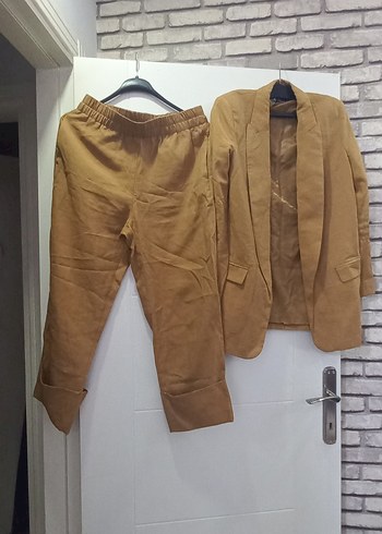 Kadın Kahverengi Ceket pantolon
