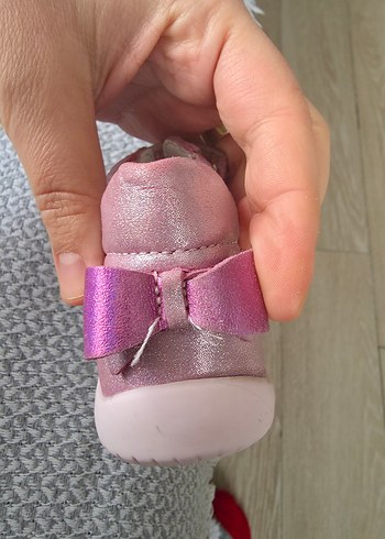 Kız Çocuk Pembe Cırt Cırtlı Spor Ayakkabı - Görsel 3