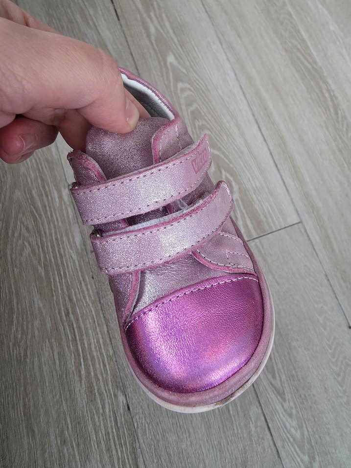 Kız Çocuk Pembe Cırt Cırtlı Spor Ayakkabı - Görsel 2