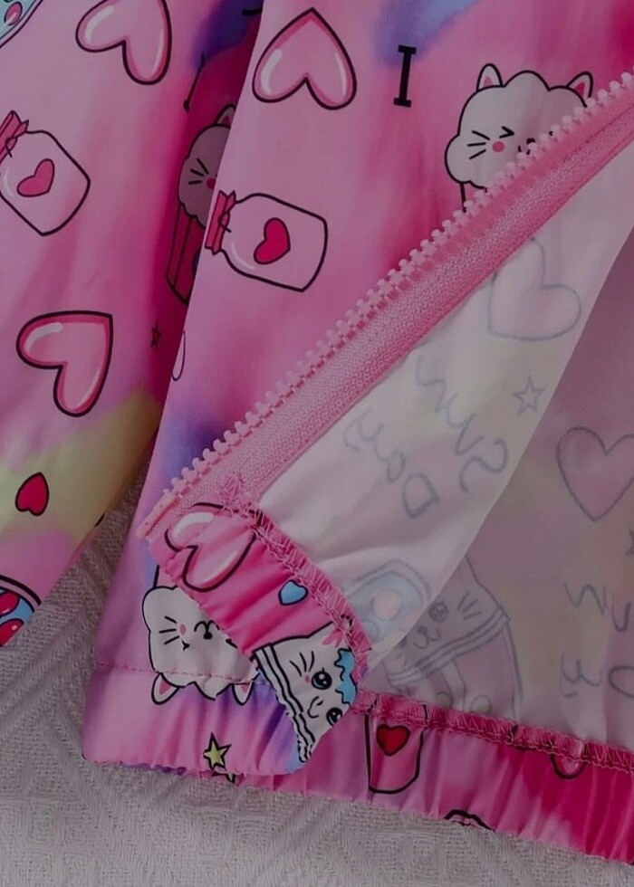 Kız çocuk yağmurluk , ceket  - Görsel 4