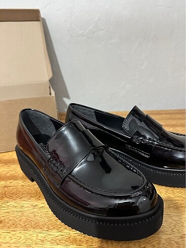 39 Beden siyah Renk Kadın Loafer