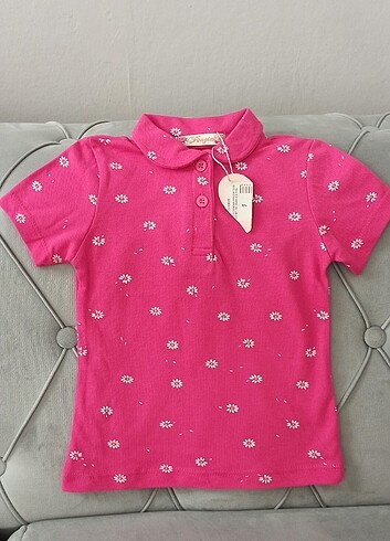 18-24 Ay Beden pembe Renk T-shirt