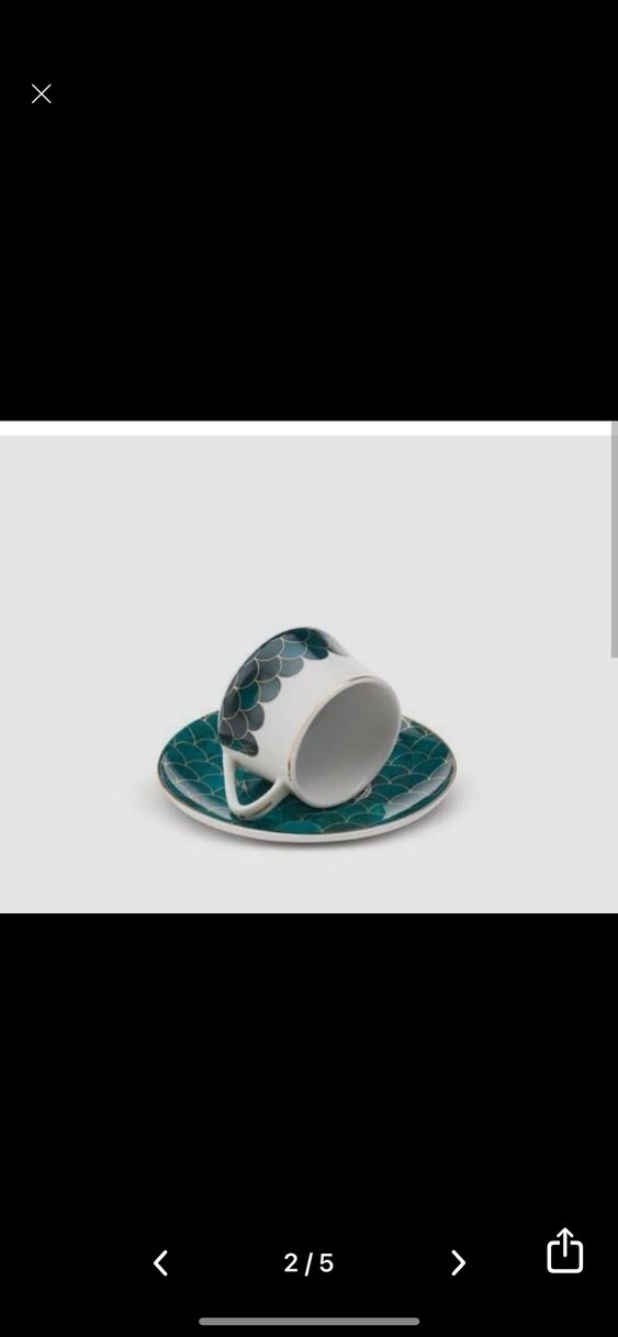 Karaca zümrüt kahve fincanı - Görsel 2