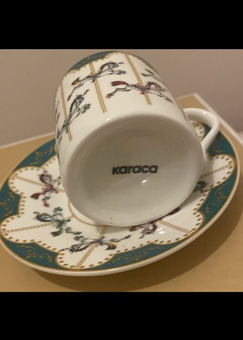 Karaca atlı karınca kahve fincanı - Görsel 5