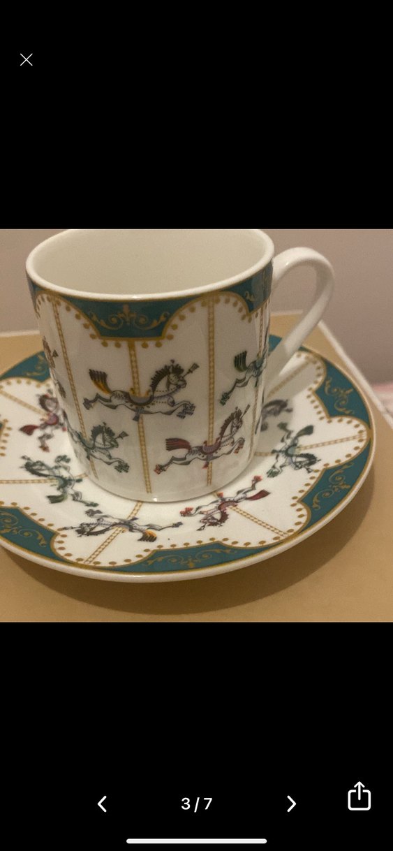 Karaca atlı karınca kahve fincanı - Görsel 3