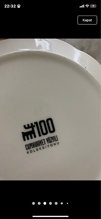  Beden Karaca 100 yıl özel kahve fincanı