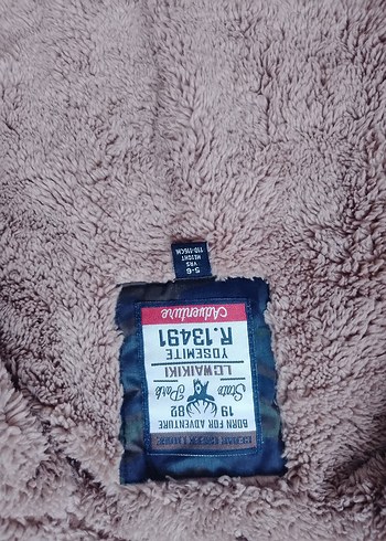 Düğmeli Koyu Kahverengi Erkek Çocuk Kot Ceket - Görsel 4