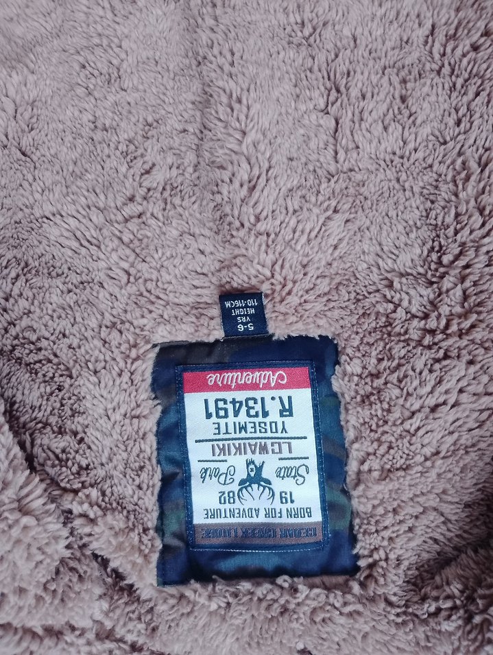 Düğmeli Koyu Kahverengi Erkek Çocuk Kot Ceket - Görsel 4